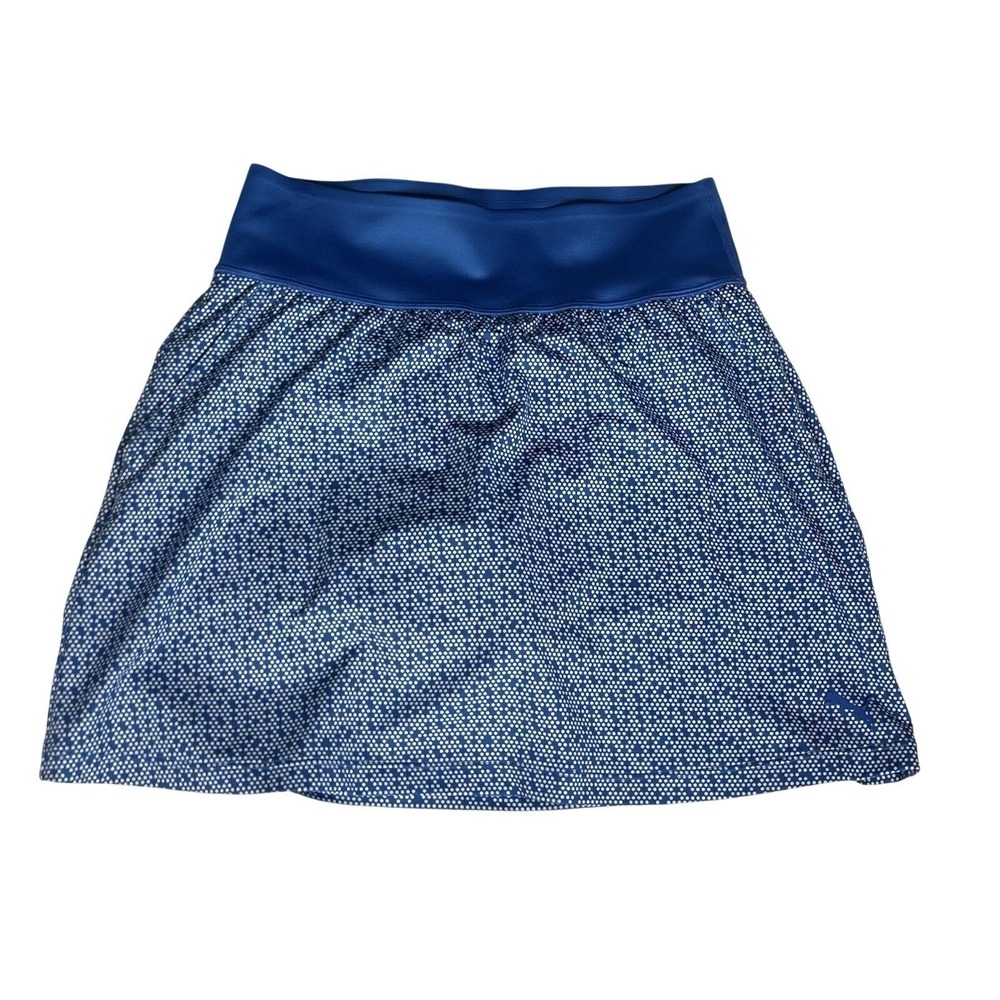 Puma Skort Women's SP‎ Blue Geometric Golf Tennis With Pockets